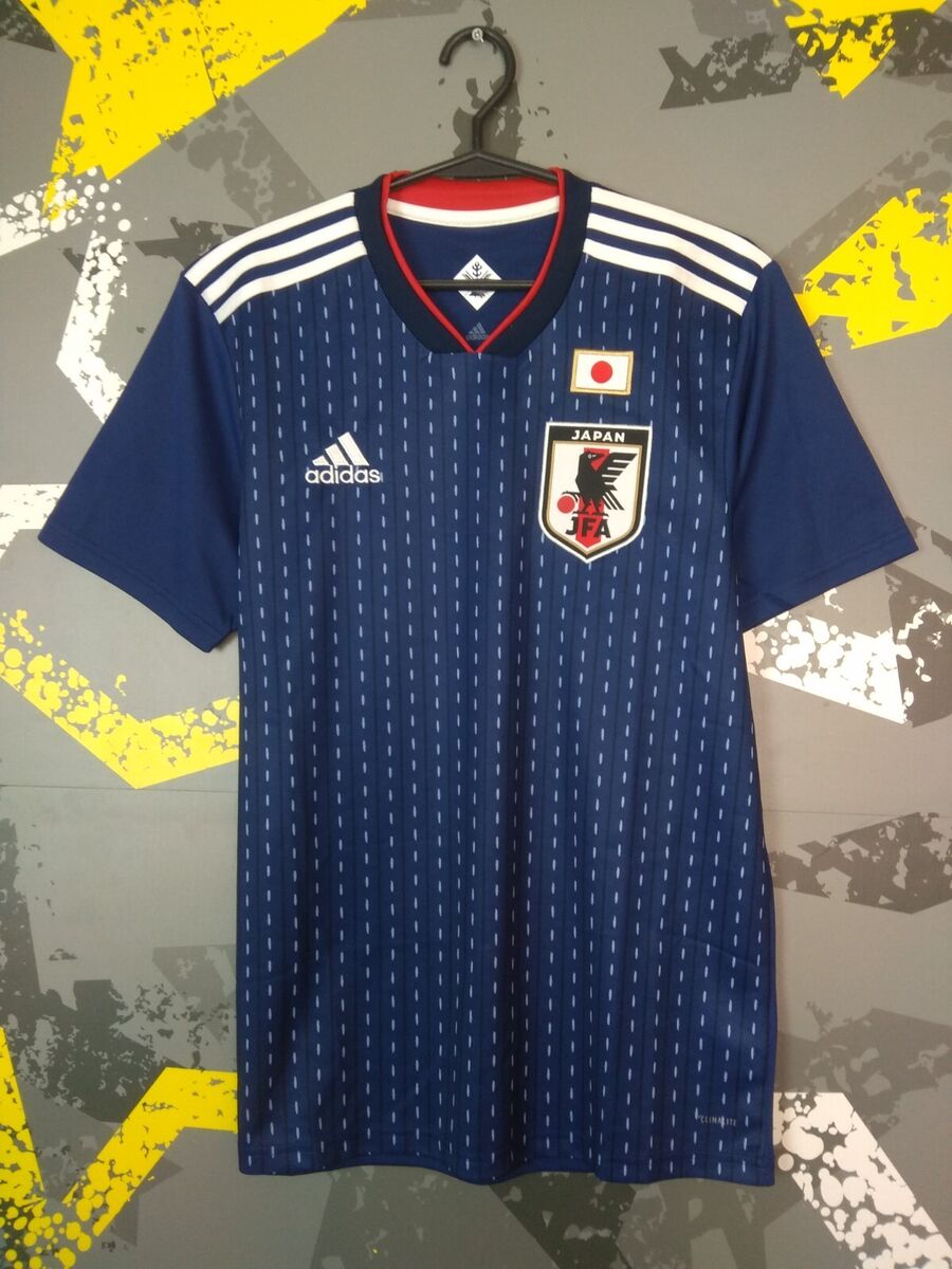 Japan Home football shirt 2018 Adidas CV5638 Polyester Mens Japan Home football shirt 2018 Adidas CV5638 Polyester Mens