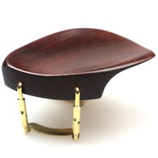 Dark brown 4/4 violin chinrest with Clamp,Rosewood Violin Chin Rest with Bracket