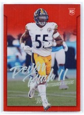 Devin Bush II 2019 Panini Chronicles #212 1/25 Luminance Update Rookies Orange