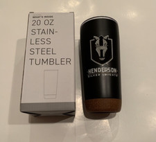 Henderson Silver Knights Hockey Hot Cold Stainless Steel Tumbler Double Wall New
