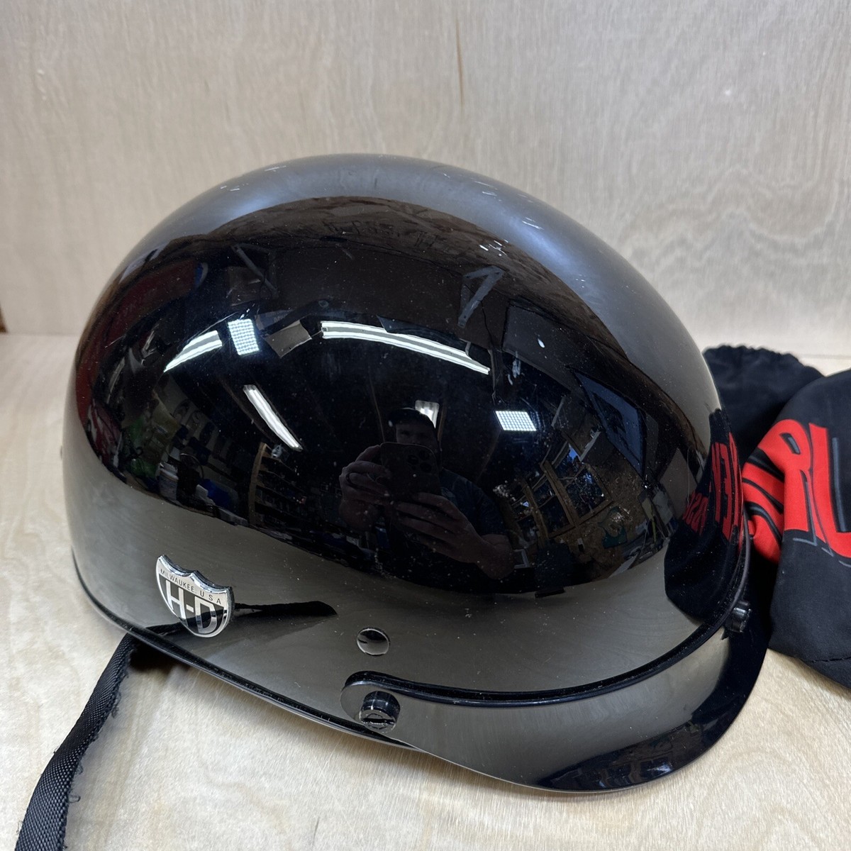 Harley Davidson Helmet DOT Model Sz Women's Xs Black Biker