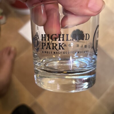 Highland Single Malt Scotch Whiskey Tumbler Glass 3.5'' Noble Park K9 charities