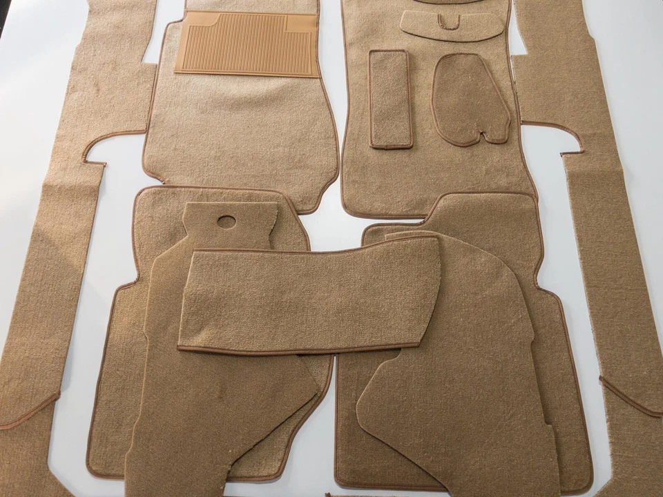 NEW R107 Mercedes Carpet kit for 380SL 450SL 500LS 560SL VELOUR PALOMIN 18 pcs - Image 3 of 4