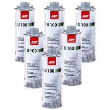 Unterboden Schutz 12x CAR1 UBS Schwarz überlackierbar 1000ml (Kautschukbasis CAR1 Unterbodenschutz
