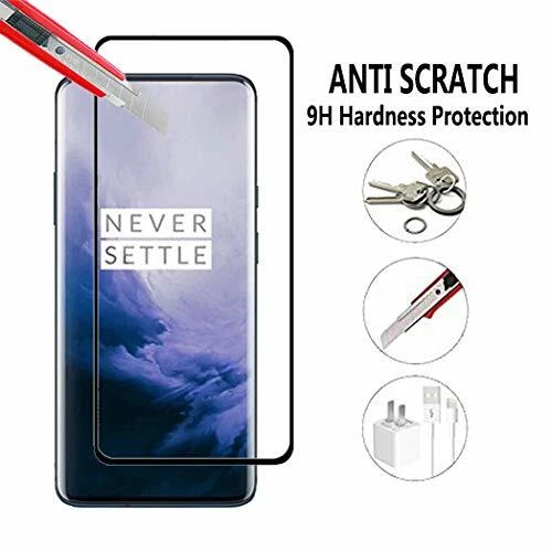 For OnePlus 7 Pro Full Screen Protector Tempered Glass Guard Shield Film Cover - Image 4 of 4