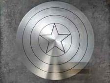 Captain America Shield Unpainted Metal Captain America Shield Metal Cosplay