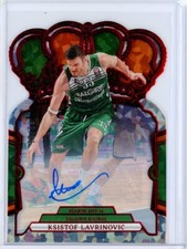 2023-24 Panini Crown Royale Euroleauge KSISTOF LAVRINOVIC Red AUTO Autograph /99
