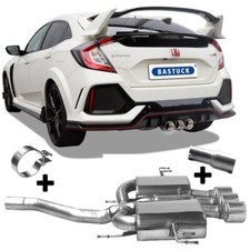 Bastuck Sportauspuff Zubehör Honda Civic FK8 Type R 1.5l FK7 mittig 3x100mm Race