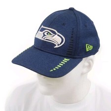 Seattle Seahawks Hat New Era 9Forty Youth Strapback Baseball Cap NFL Blue