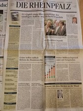 Zeitung Die Rheinpfalz 18 Juni