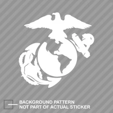 USMC Marine Corps Sticker Die Cut Decal ega marines semper fi earth globe anchor