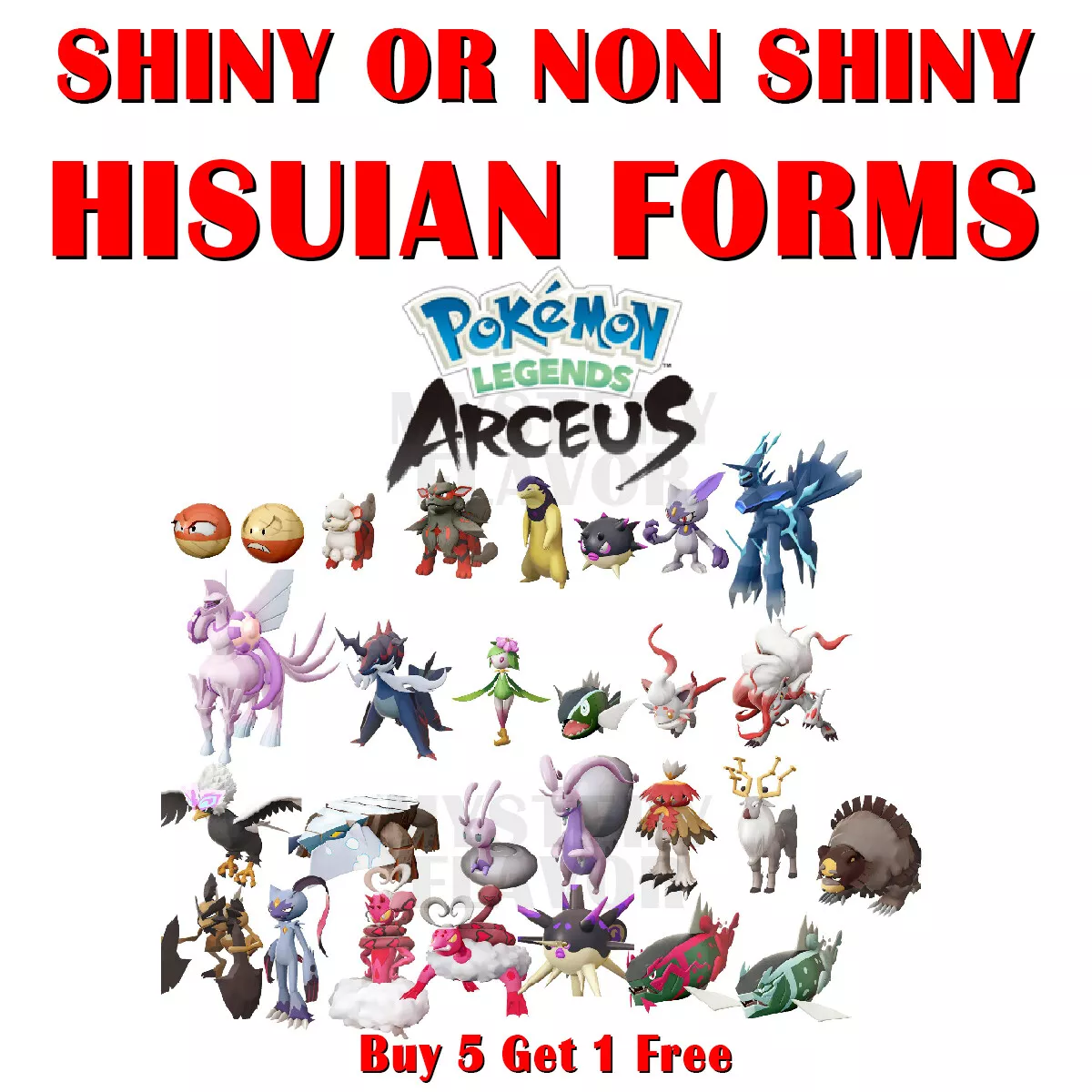 Pokemon Legends: Arceus - Every Hisuian Pokemon (& Where to Find Them)