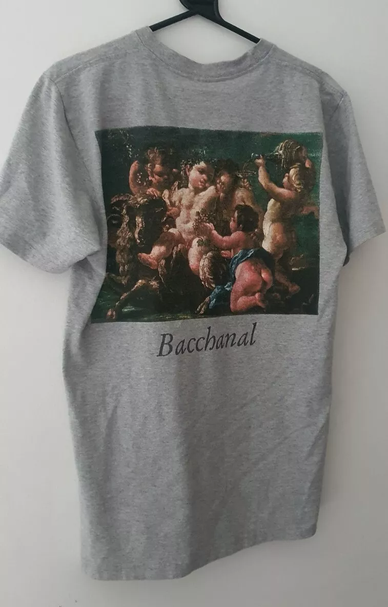 SS15 Supreme Bacchanal tee Grey T shirt size medium M Rare