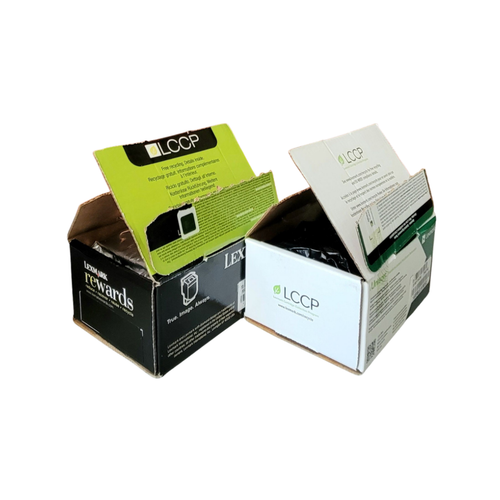 2 LEXMARK 801H 80C1HK0 & 801HC High Yield Toner Cartridges CX410 CX510 Open Box - Picture 4 of 4