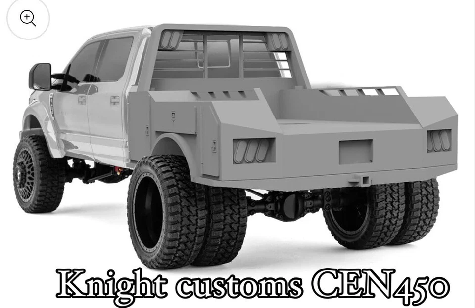 Cama plana CEN F450 - Diseño 3d Knight Customs - Kit completo - Luces - Imanes - Tornillos Foto 3 de 4