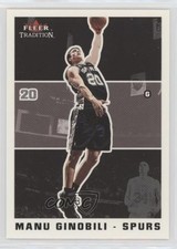 2003-04 Fleer Tradition Manu Ginobili #38 HOF 9mb