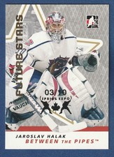 JAROSLAV HALAK 2006-07 Between The Pipes #3/10 PROMO RC #17 Toronto Expo Rookie*