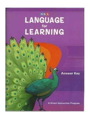 Language for Learning Answer Key - Paperback By Siegfried Engelmann - GOOD