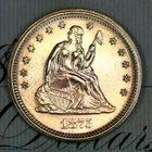 * 1875-S * PRISTINE+ GEM BU MS SEATED LIBERTY QUARTER * FROM ORIGINAL COLLECTION