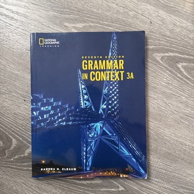 Grammar In Context 3: Split Student - Paperback, by Elbaum Sandra - Acceptable n
