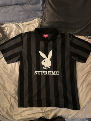 Supreme Playboy Soccer Jersey (SS18) Black Medium | eBay