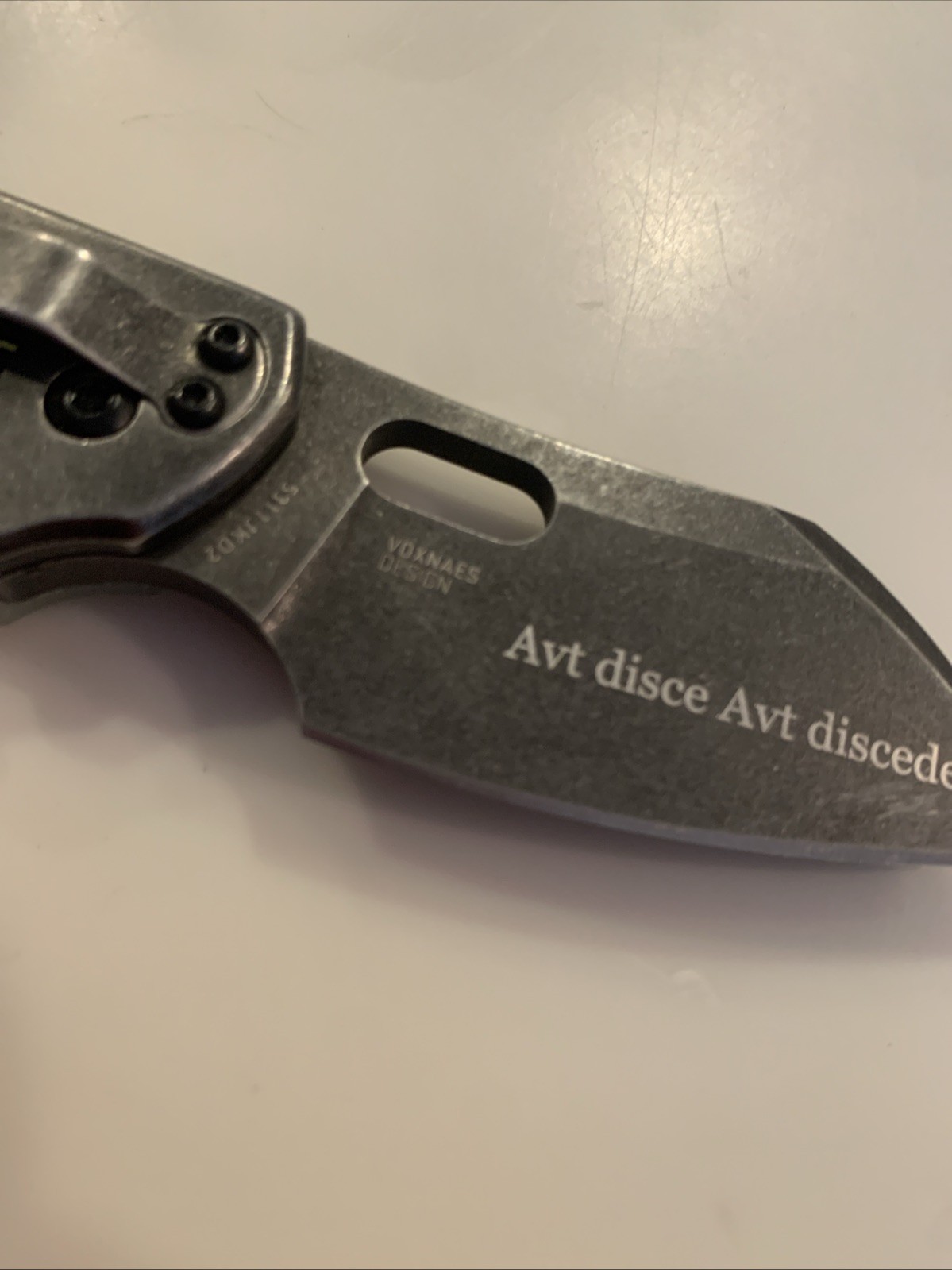 CRKT Blade HQ Exclusive Pilar 5311JKD2 - Jade G10 - Black Stonewashed D2 VG