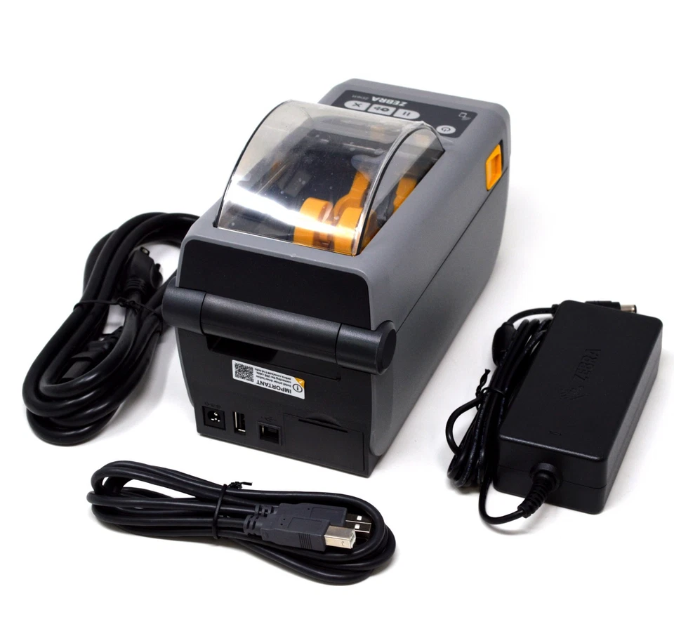 Zebra ZD611 Direct Thermal Barcode Label Receipt Printer USB Bluetooth - Image 3 of 4