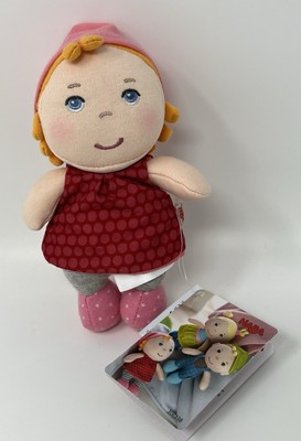 HABA Mini Doll Hertha Plush Stuffed Animal Soft Toy 6  Infant Baby Toddler