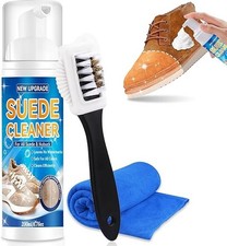 Suede Cleaner Kit   6.76 Oz Suede  Nubuck Shoe Cleaner with Brush  Towel   ..