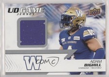 2022 Upper Deck CFL UD Game Jersey Adam Bighill #UD-AB ex5