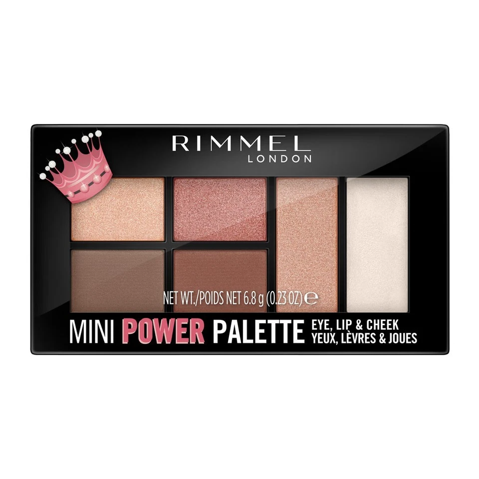 Rimmel Makeup, Mini Power Color Palette Bonus MASCARA & Soft Kohl Eyeliner - Image 2 of 4