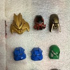 LEGO BIONICLE Kanohi Lot of 33 Masks w/ Pearl Gold Olmak, Vezon Ignika Mask, etc — photo 3