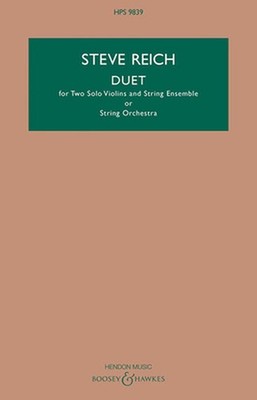 Duet: For Two Violins and String Ensemble Study Score (English) Paperback Book