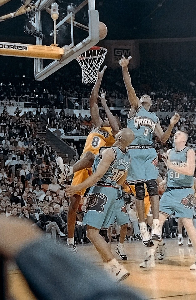 Kobe Bryant Los Angeles Lakers Lote de 35 mm Negativos 2001 Vs Vancouver Grizzlies Foto 2 de 4