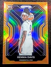 2021 Panini Prizm WNBA - Rennia Davis #97 Orange Prizm /50 (RC)