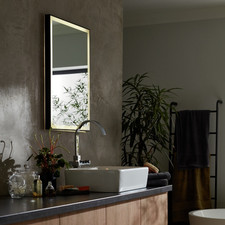 Habitat LED Backlit Bathroom Mirror 70cm x 50cm
