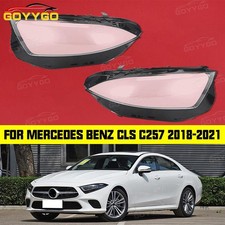 Auto Frontscheinwerfer Linse Abdeckung Shell f&uuml;r Mercedes Benz CLS C257 2018-21