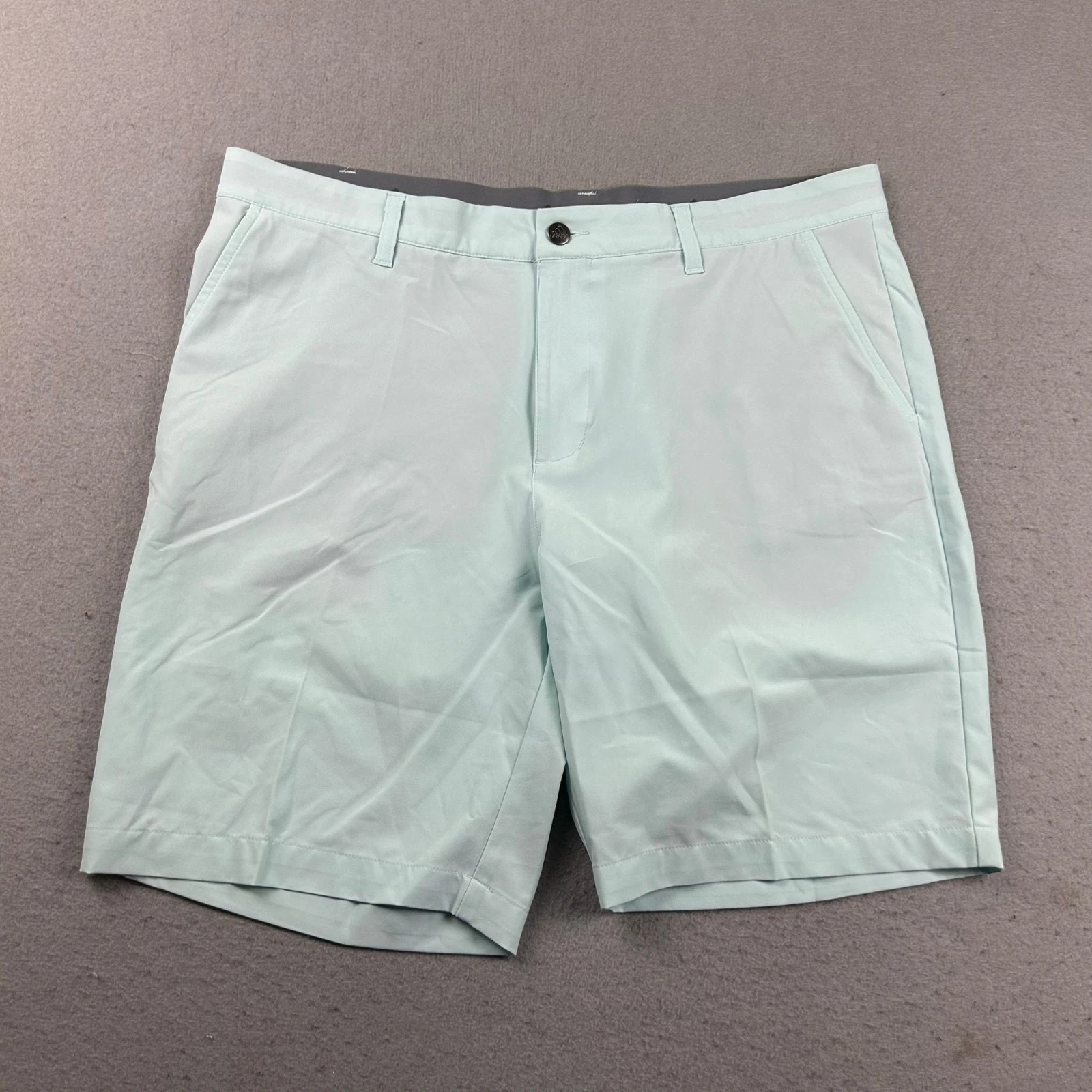 Adidas pantaloncino uomo 36 blu piatto davanti leggero chino