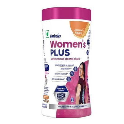 Horlicks Women's Plus Nutrition For Strong Bone Caramel 1*400 gr Glas...