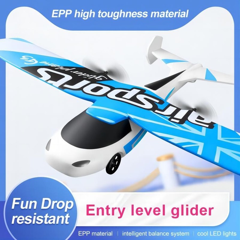 RC plane G3 Moore 2.4GHZ Off-road Aircraft RTF EPP 4CH with LED light Kids Gift