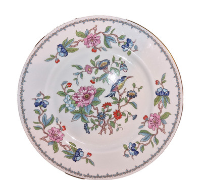 Aynsley Pembroke Bone China 10.5'' Gold Rim Dinner Plate Set of 10