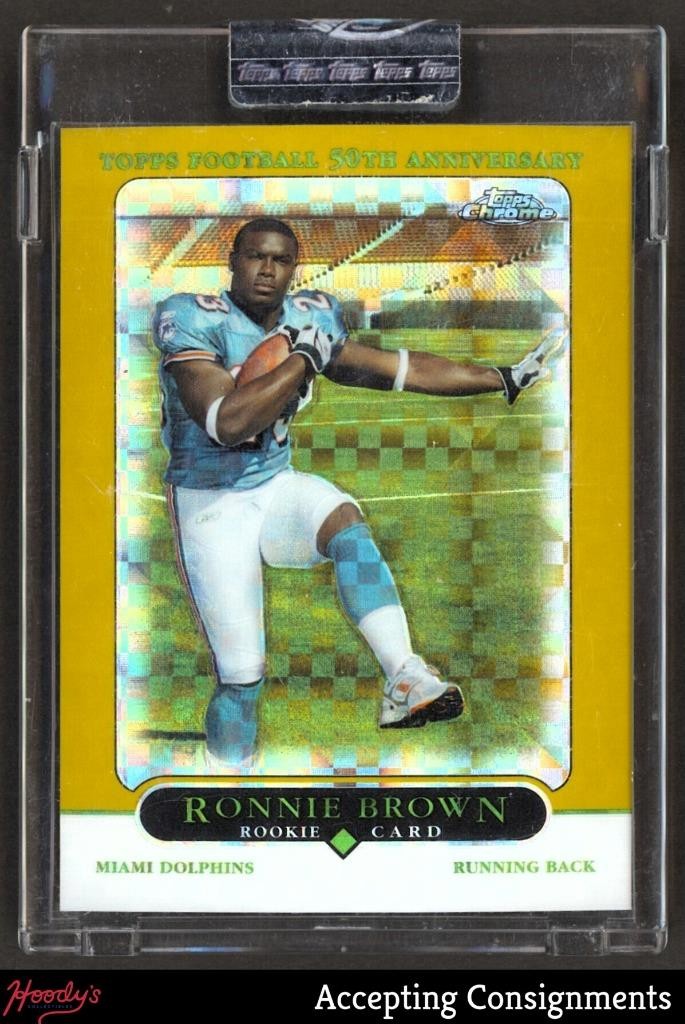 2005 Topps Chrome Uncirculated Gold Xfractor #170 Ronnie Brown RC ROOKIE 104/399