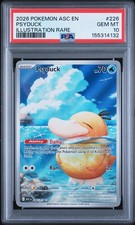 2026 Pokemon Ascended Heroes Psyduck Illustration Rare #226/217 PSA 10