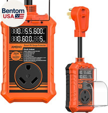 RV Surge Protector 30 Amp, 16000J with Smart Auto Shutoff   IP67 Waterproof   LE