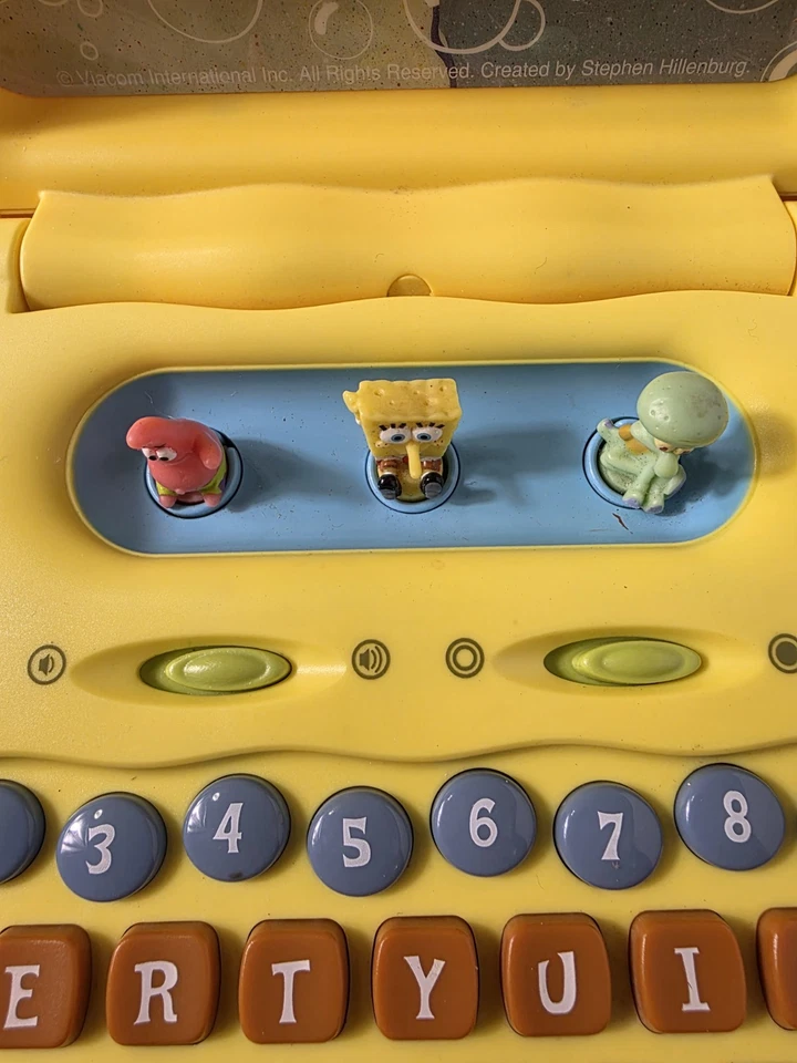 VTech SpongeBob SquarePants 15 Activity Educational Laptop 2008 TESTED Works - Image 4 of 4