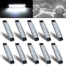30x Luce Fanalini LED BIANCO 12V 24V 6SMD Posizione Ingombro Camion Rimorchio