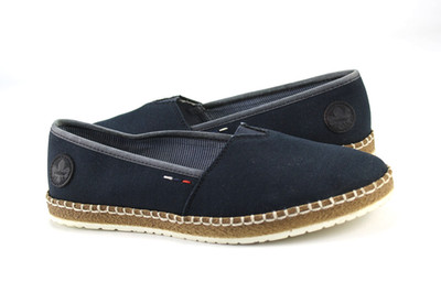 Rieker Gr.39 Damen Halbschuhe Ballerinas Slipper Loafers  Blau  TOP  P 926