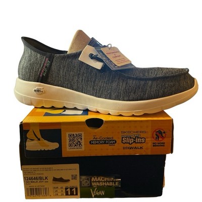 Skechers GOwalk Joy Ibis Slip Ins Womens 11 Black Hands Free Memory Foam