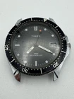 Vintage Timex Men’s Diver Red Dot Wristwatch For Parts Or Repair