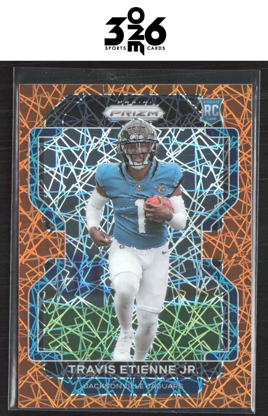 Travis Etienne Jr. 2021 Panini Prizm Lazer Rookie #344